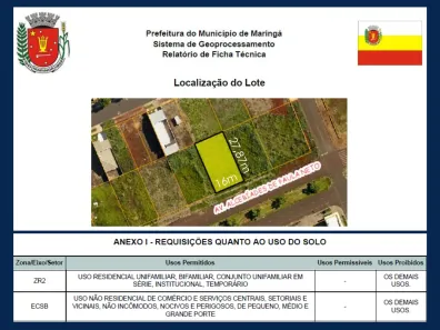 Lote/Terreno à venda, 445m² no Jardim Oriental, Maringá