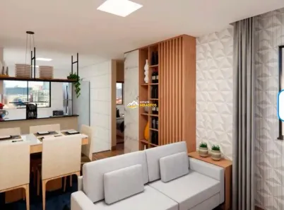 Apartamento com 2 Quartos à venda, 50m² no Arvoredo, Contagem
