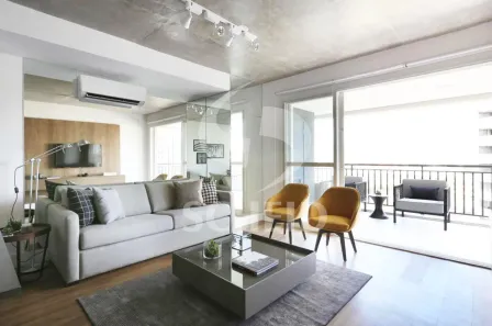 Apartamento com 1 Quarto para alugar, 70m² no Cidade Monções, São Paulo