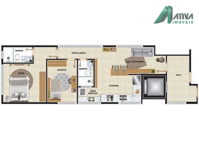 Apartamento com 2 quartos — Lourdes, Belo Horizonte
