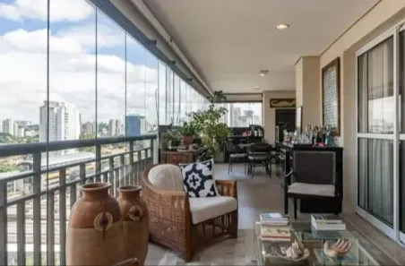 Apartamento com 4 Quartos para alugar, 290m² no Campo Belo, São Paulo