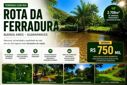 Lote/Terreno à venda, 2708m² no Buenos Aires, Guarapari
