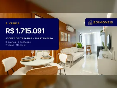 Apartamento com 3 Quartos à venda, 110m² no Jockey de Itaparica, Vila Velha