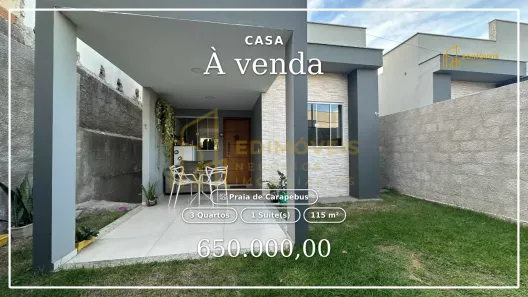 Casa com 3 Quartos à venda, 115m² no Praia de Carapebus, Serra