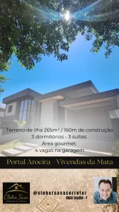 Casa de Condomínio com 3 Quartos à venda, 160m² no Real Sul, Ribeirão Preto
