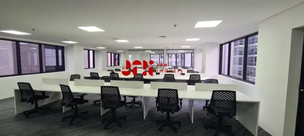 Sala Comercial para alugar, 224m² no Cidade Monções, São Paulo