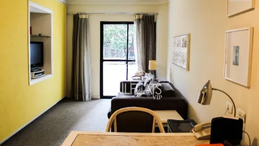 Flat com 1 Quarto para alugar, 43m² no Itaim Bibi, São Paulo