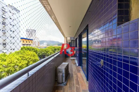 Apartamento com 3 Quartos à venda, 135m² no Ponta da Praia, Santos