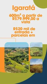 Lote/Terreno à venda, 600m² no Centro, Igaratá