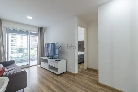 Apartamento com 1 Quarto para alugar, 49m² no Campo Belo, São Paulo