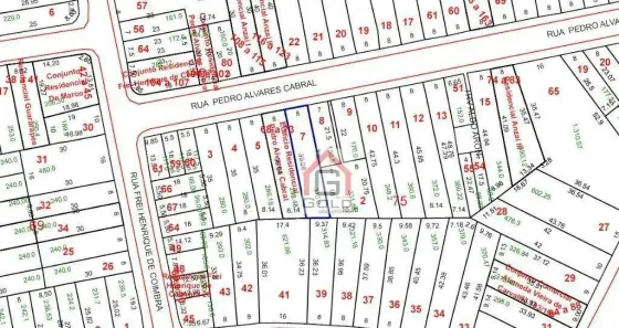 Lote/Terreno à venda, 310m² no Santa Terezinha, Santo André