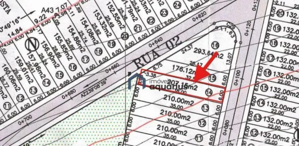Lote/Terreno à venda, 207m² no Residencial Dunamis, São José dos Campos
