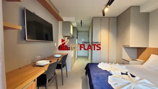 Apartamento com 1 Quarto para alugar, 20m² no Santo Amaro, São Paulo