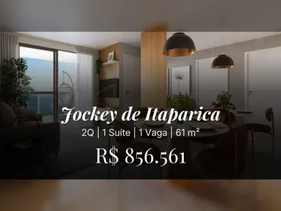Apartamento com 2 Quartos à venda, 61m² no Jockey de Itaparica, Vila Velha