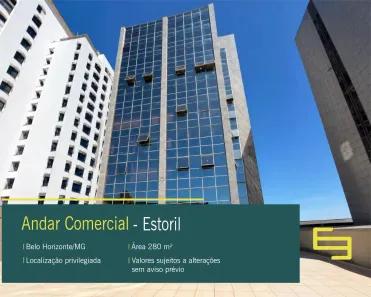 Imóvel Comercial para alugar, 280m² no Estoril, Belo Horizonte
