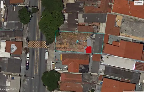 Lote/Terreno à venda, 250m² no Vila Palmeiras, São Paulo