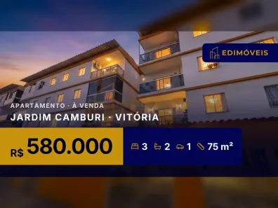 Apartamento com 3 Quartos à venda, 75m² no Jardim Camburi, Vitória