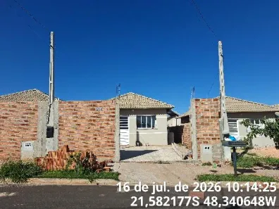 Casa com 2 Quartos à venda, 45m² no Residencial Vila Flórida, Matão