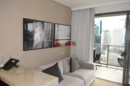 Flat com 1 Quarto para alugar, 42m² no Pinheiros, São Paulo