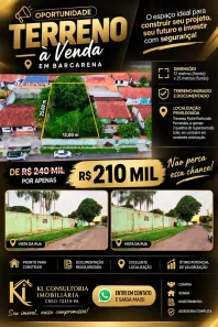 Lote/Terreno à venda, 360m² no Vila dos Cabanos, Barcarena