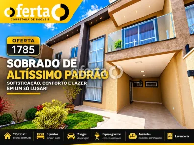 Sobrado com 3 Quartos à venda, 115m² no Costeira, Araucária