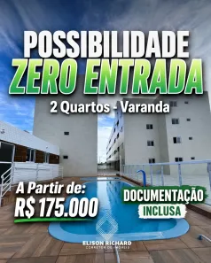 Apartamento com 2 Quartos à venda, 47m² no Gramame, João Pessoa
