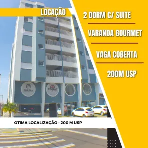 Apartamento com 2 Quartos para alugar, 69m² no Centro, São Carlos