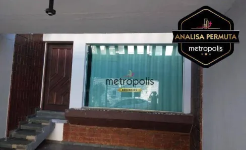 Sobrado com 3 Quartos à venda, 141m² no Campestre, Santo André
