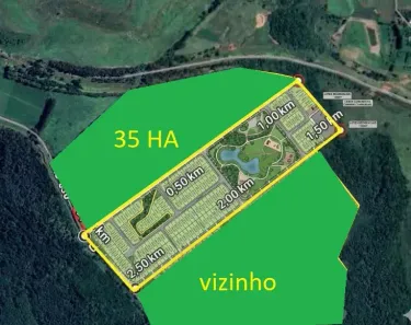 Lote/Terreno à venda, 350000m² no Boca do Monte, Santa Maria