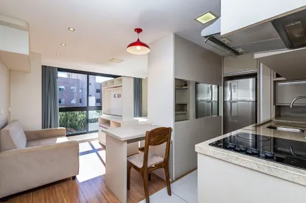 Apartamento com 1 Quarto para alugar, 31m² no Alto da Glória, Curitiba