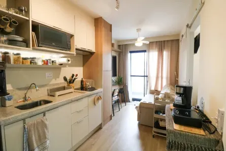 Apartamento com 1 Quarto à venda, 31m² no Santo Amaro, São Paulo