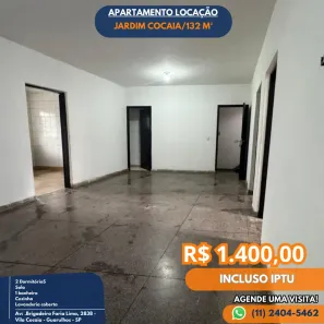Apartamento com 2 Quartos para alugar, 132m² no Cocaia, Guarulhos