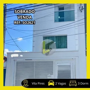 Sobrado com 3 Quartos à venda, 138m² no Vila Pires, Santo André