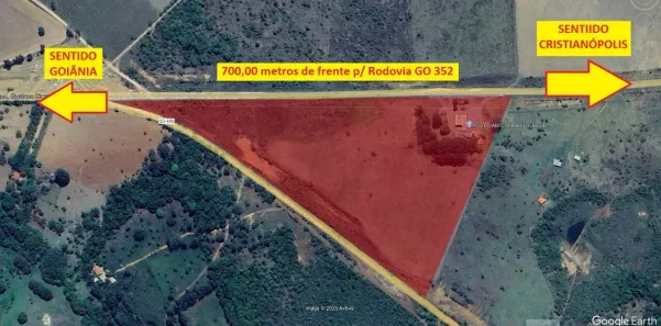 Lote/Terreno à venda, 131000m² no Zona Rural, Bela Vista de Goiás