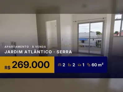Apartamento com 2 Quartos à venda, 60m² no Jardim Atlântico, Serra