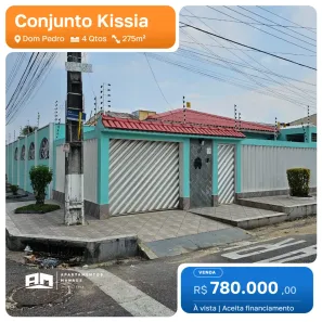 Casa com 4 Quartos à venda, 275m² no Dom Pedro I, Manaus