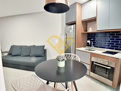 Apartamento com 1 Quarto para alugar, 45m² no Pompéia, Santos