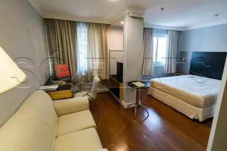 Flat com 1 Quarto para alugar, 29m² no Cerqueira César, São Paulo