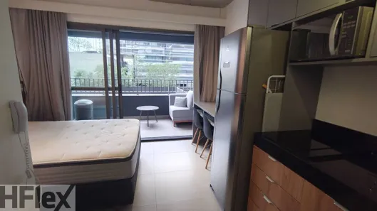 Apartamento com 1 Quarto para alugar, 25m² no Cerqueira César, São Paulo