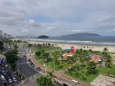 Apartamento com 1 Quarto para alugar, 55m² no Itararé, São Vicente