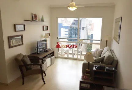 Flat com 1 Quarto para alugar, 45m² no Itaim Bibi, São Paulo