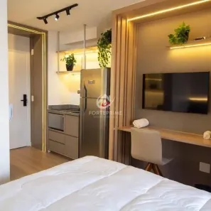 Flat com 1 Quarto à venda, 23m² no Cidade Monções, São Paulo