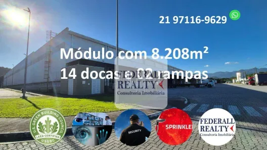 Galpão/Depósito/Armazém para alugar, 8208m² no Mantiquira, Duque de Caxias