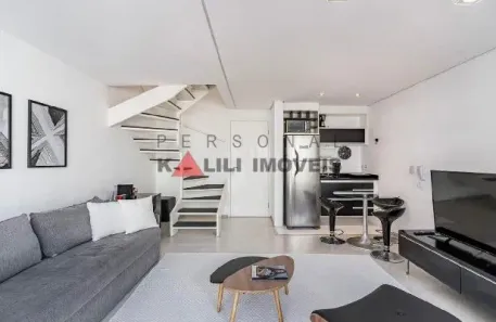 Apartamento com 1 Quarto para alugar, 50m² no Vila Nova Conceição, São Paulo