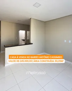 Casa com 3 Quartos à venda, 66m² no Antônio Cassimiro, Petrolina