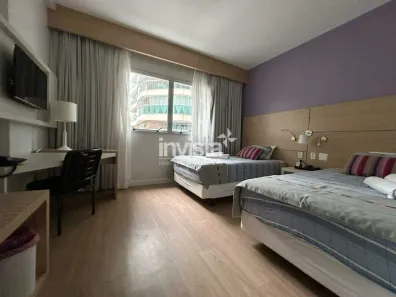 Apartamento com 1 Quarto para alugar, 25m² no Pompéia, Santos