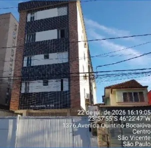 Apartamento com 2 Quartos à venda, 39m² no Centro, São Vicente