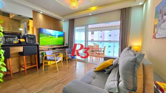Apartamento com 1 Quarto à venda, 58m² no Ponta da Praia, Santos