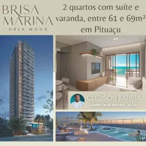 Apartamento com 2 Quartos à venda, 61m² no Pituaçu, Salvador