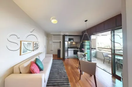 Flat com 1 Quarto à venda, 40m² no Brooklin Paulista, São Paulo